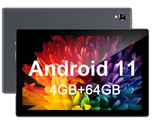 10 inch Tablet, Android 11.0 Tablet, 4GB RAM 64GB ROM, 512GB Expand Android Tablet with Dual Camera, 5G WiFi, Bluetooth, HD Touch Screen, Google GMS Certified