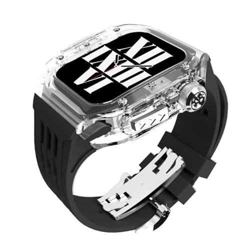 Kit modification Apple Watch bracelet caoutchouc transparent pour éviter les rayures - 3