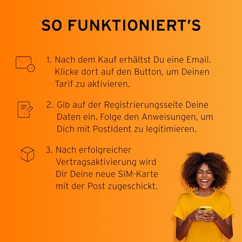 Vario M | 50 GB | 8,99 EUR/Mon. | Startguthaben 8,99 EUR | LTE 100 im Vodafone 5G-Netz | Telefon- SMS-Flat | EU-Roaming | 24 Mon. Laufzeit (Versand per E-Mail)
