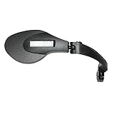 cyclingcolors Espejo retrovisor universal bicicleta carretera urbanas fixie MTB montaña Soporte para manillar de bicicleta eléctrica ovalado derecho de 85 x 60 mm