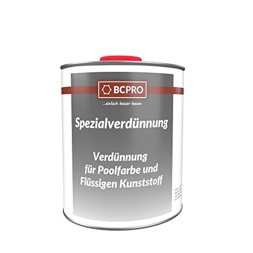 BCPRO Diluente speciale, diluente per vernice per piscina (1 litri)