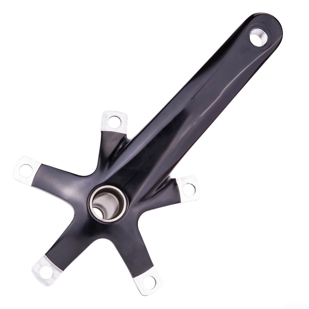 per hollowtech Guarnitura 170mm 130BCD Lega di Alluminio per hollowtech | Design cavo integrato, lega di alluminio leggera, maggiore durata, lunghezza 170 mm, leva ottimale
