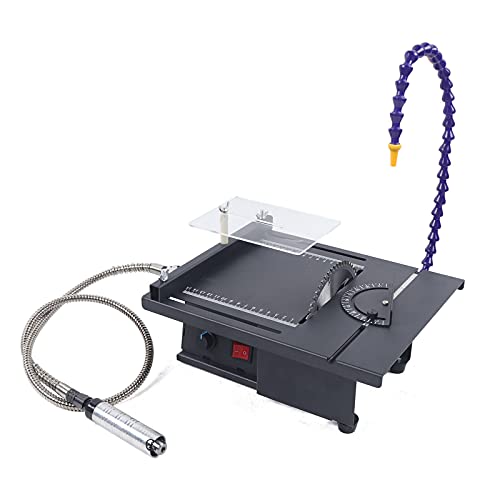 Jade Carving Tool Jade Cutting Machine with 7-speed Adjustable Speed 110V 1600-3300RPM Gem Engraving Machines Tools Table Mill Saw for Cutting Grinding Jade