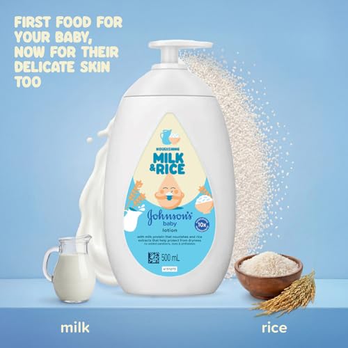 Image of Johnson's Baby Nourishing Milk & Rice Lotion 500ml