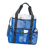 KAILIKETIY メッシュ素材 大容量軽量トートバッグ 多機能おもちゃ収納 グローサリーバッグ ビーチやプール旅行用 速乾性と耐久性付き