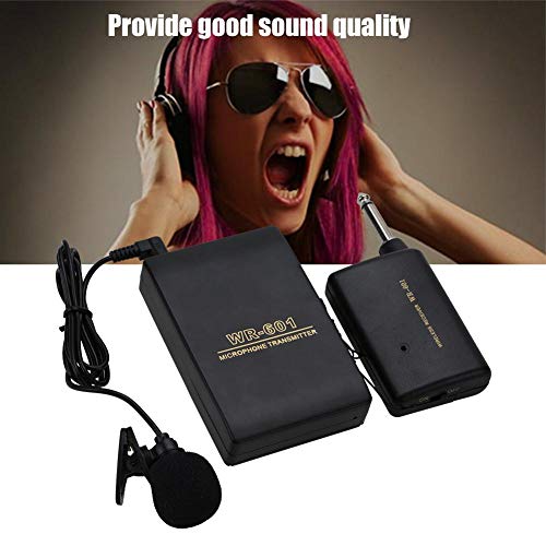 Draagbare draadloze fm-zender ontvanger luidspreker clip revers headset microfoon mini clip mount microfoon, voor game… - Image 6