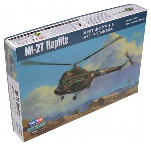 Maquette hélicoptère Mil mi-2t Hoplite 1:72 Hobbyboss gris