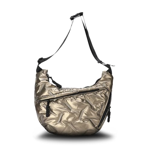 Jywmsc Bolso de Media Luna para Mujer, Bolso Bandolera Acolchado y Esponjoso, Bolso Hobo Espacioso con Múltiples Bolsillos, Bolso de Luna Holgado Tipo Bola de Masa Jywmsc Bolso de Media Luna para Mujer, Bolso Bandolera Acolchado y Esponjoso, Bolso Hobo Espacioso con Múltiples Bolsillos, Bolso de Luna Holgado Tipo Bola de Masa