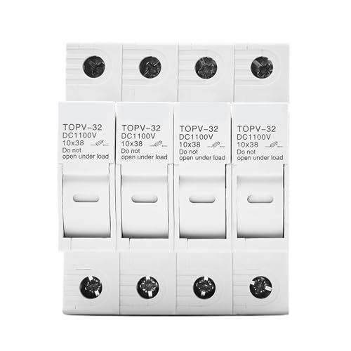 Système photovoltaïque gPV sécurisé par porte-fusible 3P 1100 V CC TOPV-32X 10x38