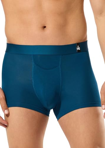 Image of ESSA Men's Ultra-Soft Modal Trunk Underwear | Moisture-Absorption with 4-Way Stretch | Breathable Contour Pouch, Microfiber Waistband with Spandex