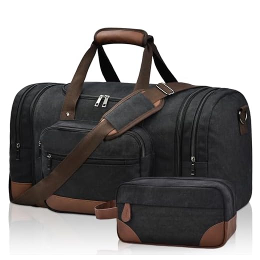 Litvyak 50L Canvas Travel Duffle Bag