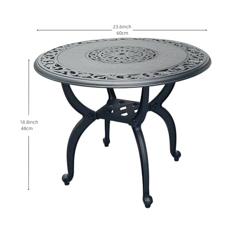 Comparativas de Mesa de aluminio redonda para comprar hoy. 12 Imagen adicional