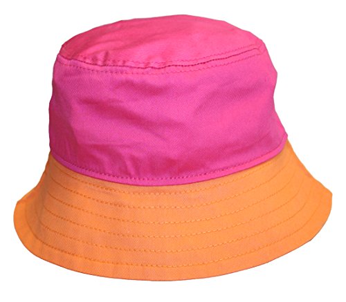 Midwest Gloves and Gear Kids Bucket Garden Hat Combo Pack, Blue/Lime/Pink4