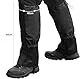 Gamaschen Wandern Wasserdicht, Gamaschen Wasserdicht Gamaschen Wandern, Outdoor Gamaschen Herren Damen,Gamaschen Schneeschuhwandern, Gaiters zum Wandern//Klettern/Jagd und Skifahren（Schwarz Erweitert）
