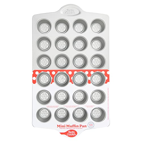 Betty Crocker Carbon Steel 24 Cup Mini Muffin Pan