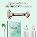 ﻿Sdara Skincare Derma Roller - 2 Pack, 0.25 mm Microneedle Rollers for Face w/ 540 Titanium Micro Needles - Microdermabrasion Tool for Glowing Skin - Storage Case Included