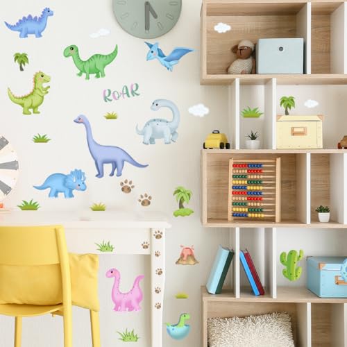 Vinilos Decorativos Dinosaurios Luminosos para Pared