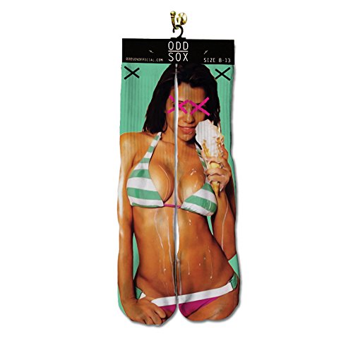 Odd Sox Men's Graphic Sublimated Crew Socks (NEW 2015 STYLES)