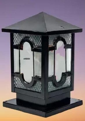 Black Outdoor Waterproof Gate Light/Pillar Light for Home & Garden (Bulbnot Included) (Pack of 1)-image-21