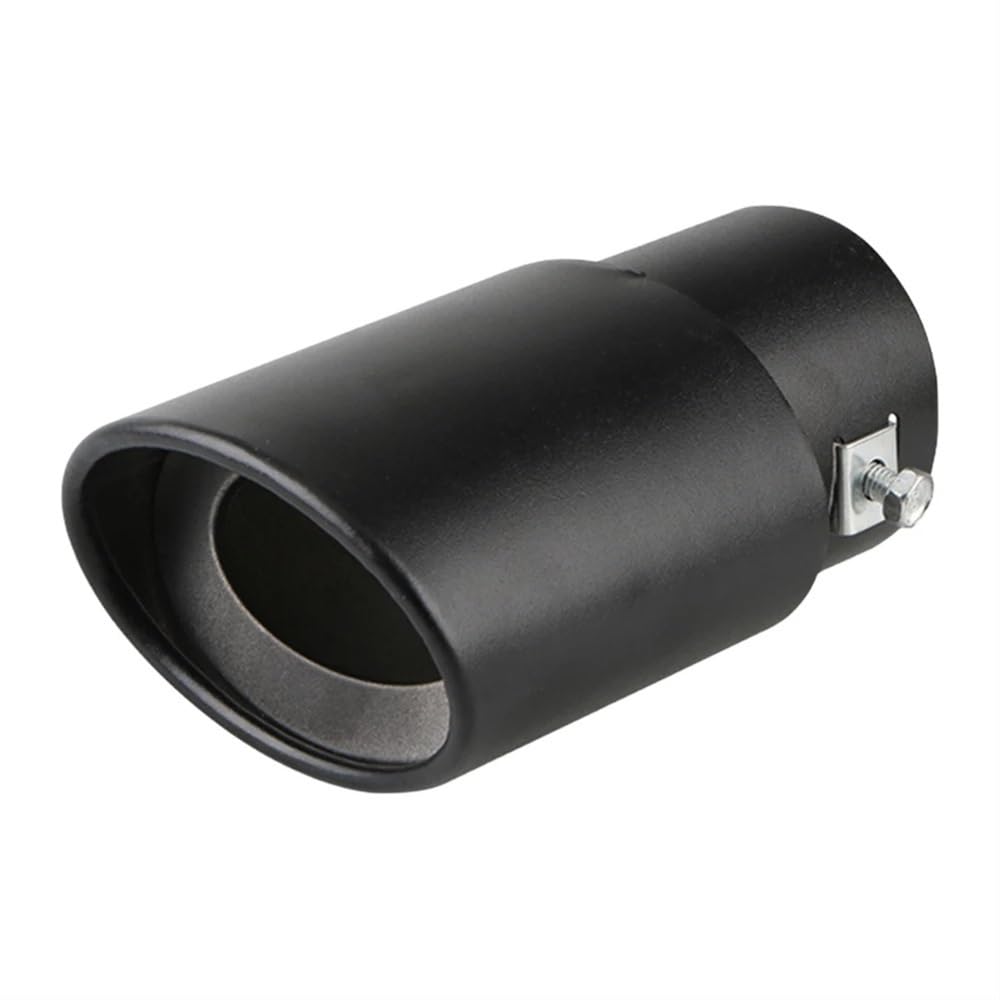 Silenciador de escape universal de aleación de aluminio para coche embellecedor trasero gris 8