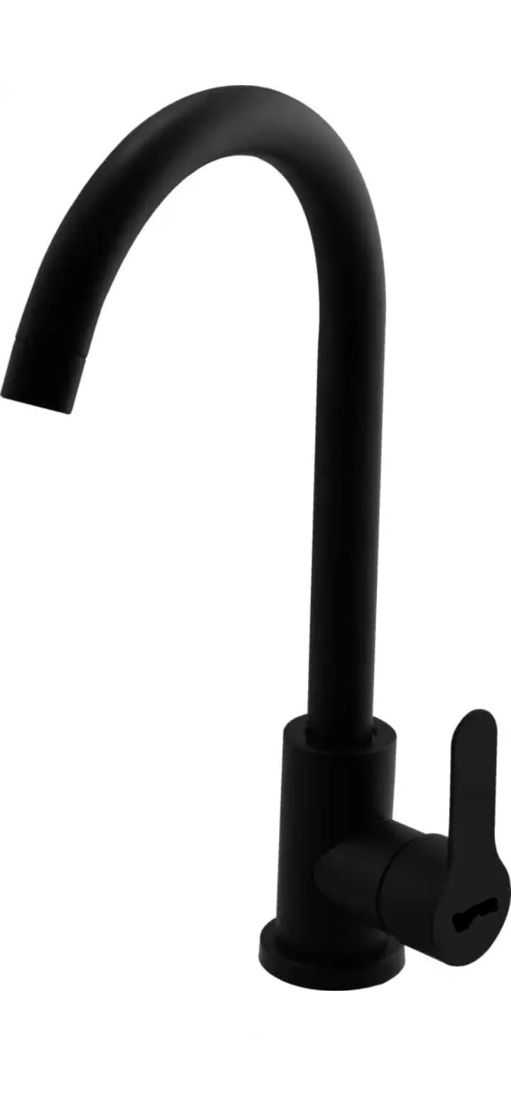 UNIKITCH Fusion Stainless Steel Heavy Kitchen HOT & Cold Mixer Faucet -360 Degree Rotable Spout, Matte Black (B0C9HLPP4R) Amazon Price History, Amazon Price Tracker