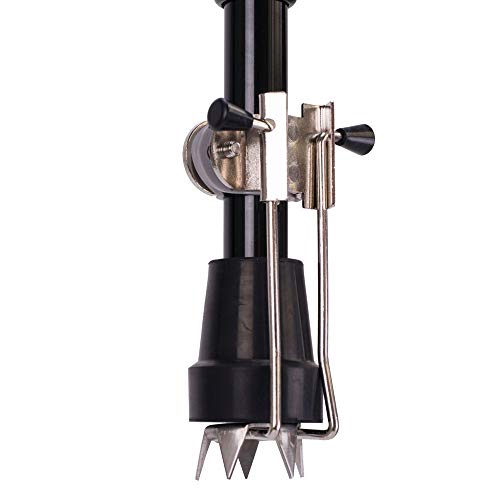 Cane Tips for Ice - Heavy Duty Metal Retractable 5-Prong Attachment - Replacement Anti-Skid Grip for Walking Sticks, Trekking Pole, Wooden Canes, Crutches