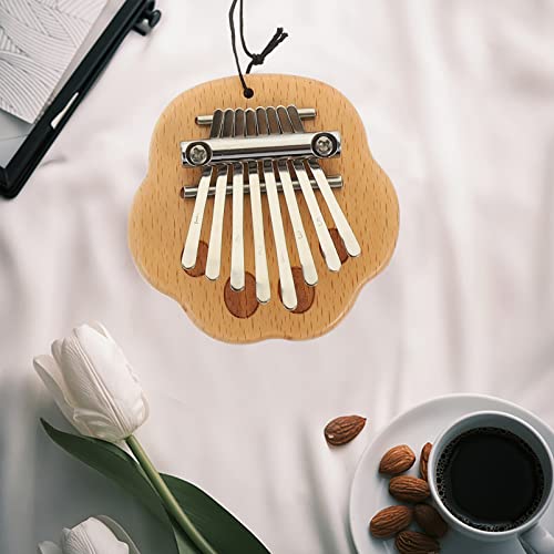 Toyvian Mini Kalimba Piano À Pouce 8 Touches Planche Plate Kalimba Lanière Bois Mbira Piano À Doigts Instrument De… - Les Beatles, Paul McCartney, John Lennon, RIngo Starr, George Harrison Toyvian Mini Kalimba Piano À Pouce 8 Touches Planche Plate Kalimba Lanière Bois Mbira Piano À Doigts Instrument De… – Image 3