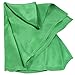 Royal Silk Pea Green Flowing Silk Crepe de Chine Pocket Square