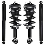 Detroit Axle - 4WD Front Struts & Coil Springs Rear Shock Absorbers Replacement for...