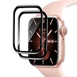 Carantee für Panzerglas für Apple Watch Series 4/5/6/SE/SE2/SE3 44mm Schutzfolie, 2 Stück Weich TPU Blasenfrei HD Klar Displayfolie, Anti-Staub Folie, Kratzfest Displayschutz, Selbstheilend