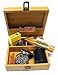 Cali Factory Large Size Bamboo Box Storage Organizer - Classic and Neat Design Stash Box, for Smoking Accessory Item# LGSB062118-1
