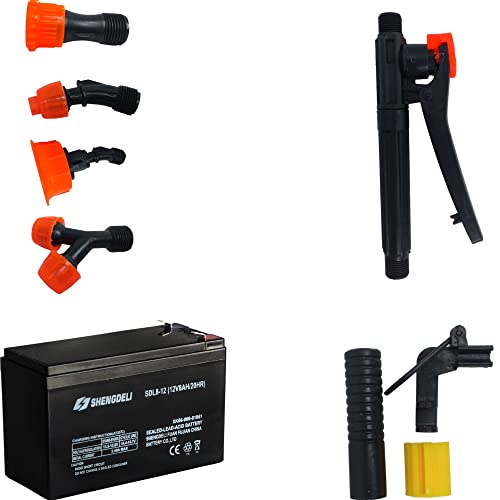 Pulverizador 20l Costal Bateria Elétrico e Manual GPM2000 Intech Machine, Laranja