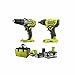 RYOBI One + Duo Trapano a percussione + Avvitatore a percussione a batteria 18V - R18PDID2-252S - Batterie 2 e 5 Ah - custodia