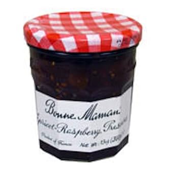 Bonne Maman Apricot-Raspberry Preserves, 13-Ounce Pack of 6