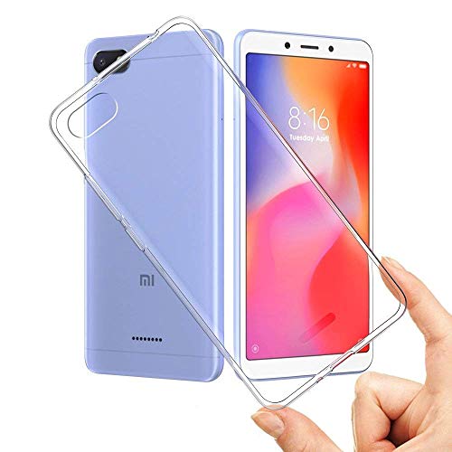 Image of Case Creation Brand - Mobile Cover for Xiaomi Redmi 6A (Soft & Flexible Back Case), Transparent