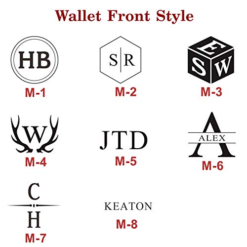 Engraved Wallet for Men Husband Dad Son Grandpa,Personalized Leather Long Wallet Gifts,Custom Gifts.2