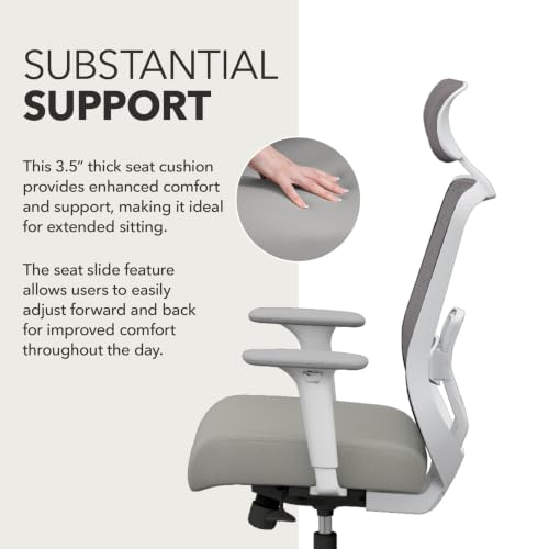 Image of HON Altern Ergonomic Office Chair, Office Desk Computer Chair, Fog