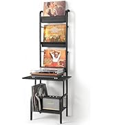 Amazon.co.jp: レコード収納ラック、3段レコードラック、200枚の