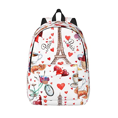 Sac à dos ordinateur portable Tour de Paris pour soulager le dos