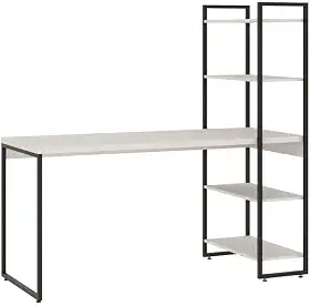 Compace Desing, Escrivaninha com Estante Alta 4 Prateleiras 1,50m Dynamica