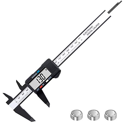 Digital Caliper, 6 inch Micrometer with Large LCD Screen, Inch and Millimeter Conversion Vernier, Measuring Tool for Household DIY