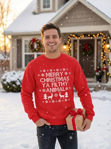 Ugly Christmas Sweatshirts For Adults Funny Holiday Season Crewnecks With Movie Quotes And Designs 5 Ugly Christmas Sweatshirts For Adults Funny Holiday Season Crewnecks With Movie Quotes And Designs - Image 6