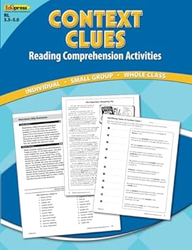 Paperback Context Clues: Reading Comprehension Activities Book