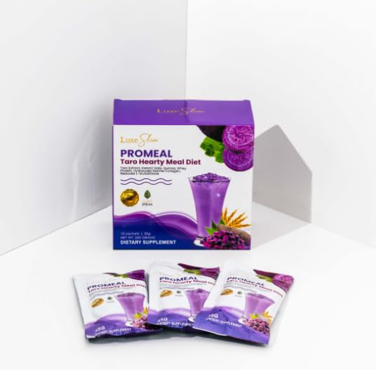 Luxe Slim Promeal Taro Hearty Meal Shake 10 sachets