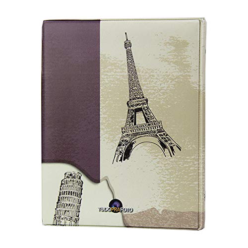 Álbum de Fotos 10x15 p/ 500 Fotografias Viagens c/Adesivos