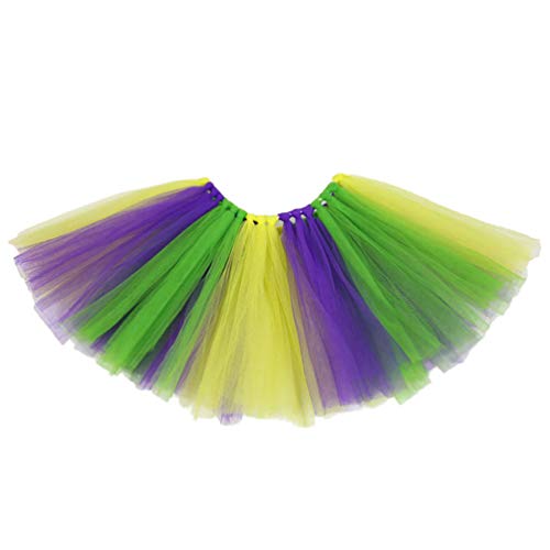 SOIMISS Meninas Tutu Saia Carnaval Gaze Saia Em Camadas Tule Vestido Princesa Festa Festa Bolha Saia