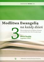 Modlitwa Ewangelia na kazdy dzien 3 Okres zwykly tygodnie IXVIII 8360082898 Book Cover