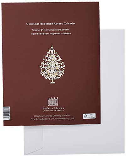 Nelson Line Christmas Bookshelf-8 x 10 Advent Calendar, Brown - Image 3