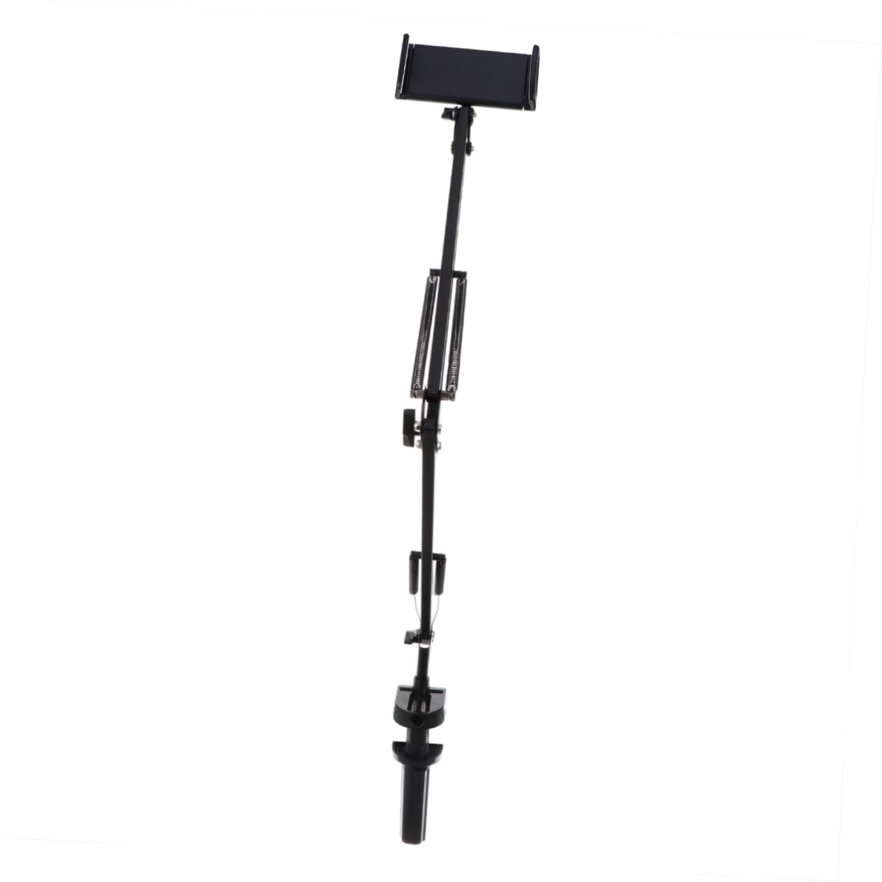 Homoyoyo Supporto per Tablet e Telefono da Tavolo, Braccio Articolato, Angolo Regolabile, Installazione Facile, Clip, Nero