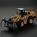 Gemini&Genius Construction Vehicle Toys Timber Grab Truck Heavy Metal 1/50 Scale Wooden/Building Materials Grab Vehicle, Feller Buncher Alloy Model Toy, Gift, Collection and Decoration for Kids